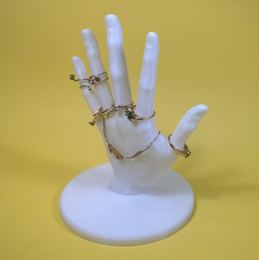3D Printed Hand Ring Display Stand Jewelry Holder