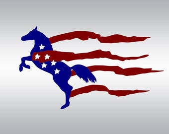 Download Cowboy Rodeo american flag SVG Clipart Cut Files ...