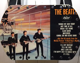 Beatles - vinyl record purse