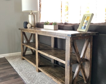 Console Table Wood Desk Plant Stand Sofa Table-Entryway