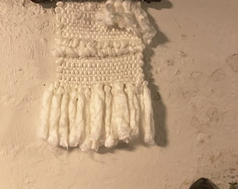 White Woven Wall Hanging