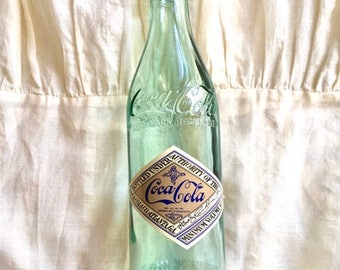 Antique Coke Bottle 1800s Replica. Coca Cola Collectible Glass