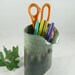 Desk organizer office accessory, Soap Dispenser, pencil holder, toothbrush holder, Lotion dispenser, ceramics and pottery flower vase