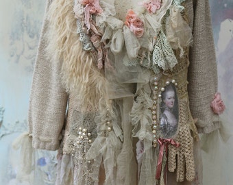 Wearable art. Bohemian romantic. Altered couture. by FleursBoheme