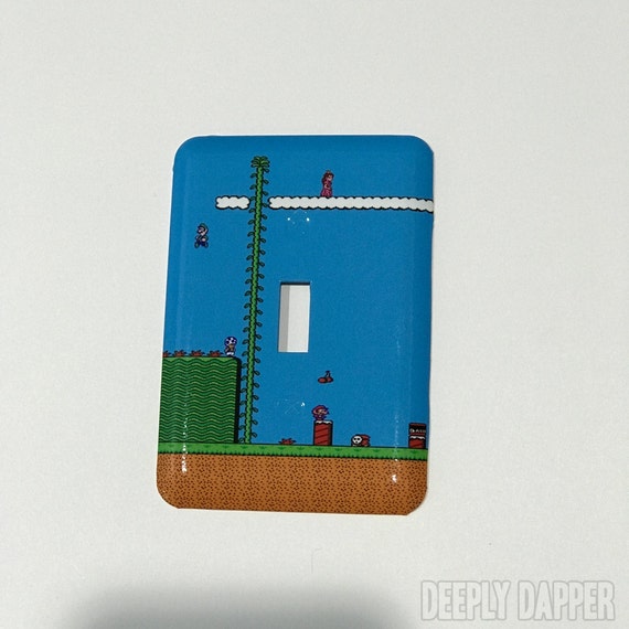 Super Mario Bros Light Switch Plate Video Game Light Switch