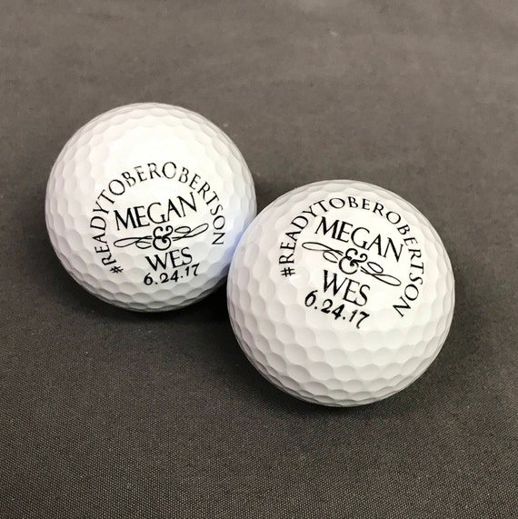 72 Personalized Golf Balls for Your Wedding or Event Favors