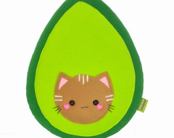 avocado cat plush