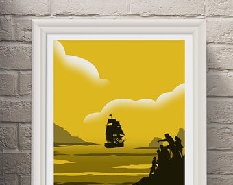 The Goonies Poster Art Print, Movie Poster, Wall Art, Minimalist Poster, Art Prints