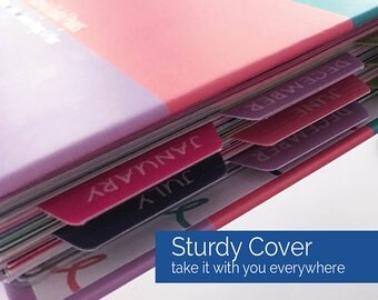 2017-18 Reminder Binder® Planner, weekly/monthly/yearly views, 360+ stickers, tabs, lists, contacts, keepsake box-SHIPS NOW!