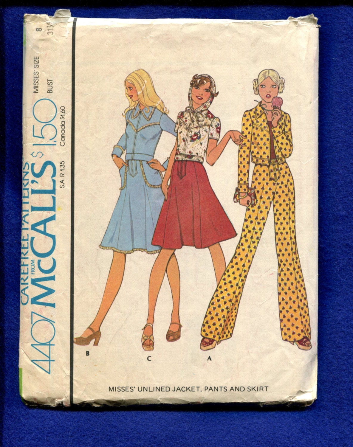 1970 s mccall s 4407 western style denim jacket flared 1970 s mccall s 4407 western style denim jacket flared