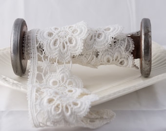 Venice Lace Trim, White Venice Lace