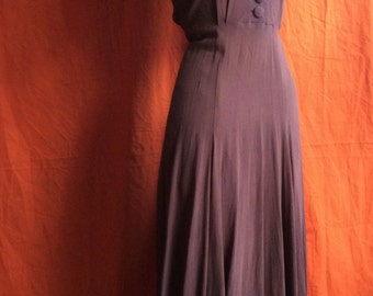 Knockout 1940's rayon dress