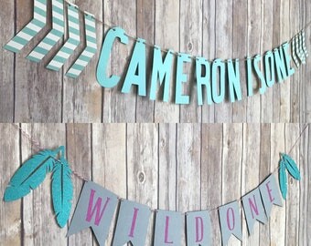 Wild ONE Birthday Party Package - Teepee Birthday Party Package - Boho Birthday Party Package - Tribal Arrow Birthday Party Package