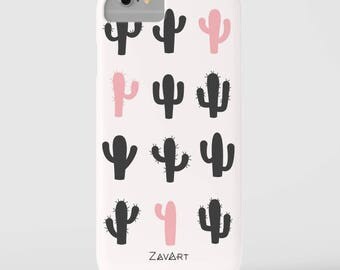 CACTUS phone case, iPhone 7 case, iPhone 6 case, iPhone 6S case, iPhone 5S case, iPhone SE case, Huawei P9 Lite case, funda movil