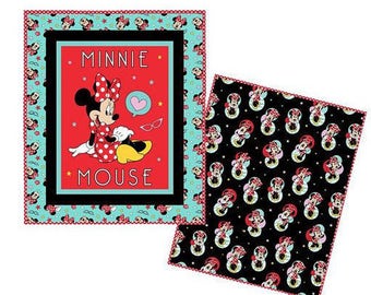 quilted minnie with metal logo