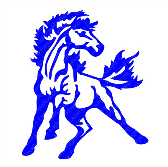 Download Mustang Mascot Mustangs SVG DXF EPS Png Cut File