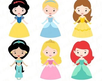 Items similar to Little Princess in Pink Clipart Set on Etsy