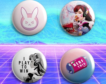 Overwatch D.Va Pin