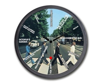 The Beatles Wall Clocks Beatles Album covers and songs name Gift for Musicians, Room Decor, Musician, Beatles Gift, Beatles Art, Revolver