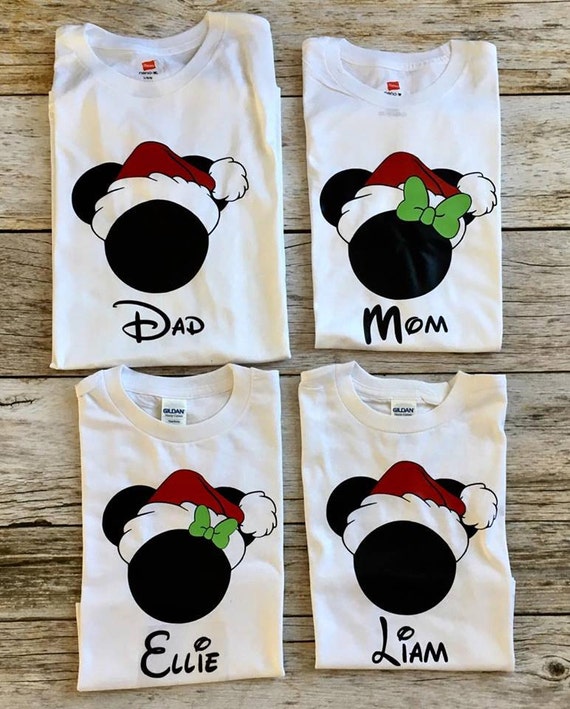 matching family christmas disney shirts