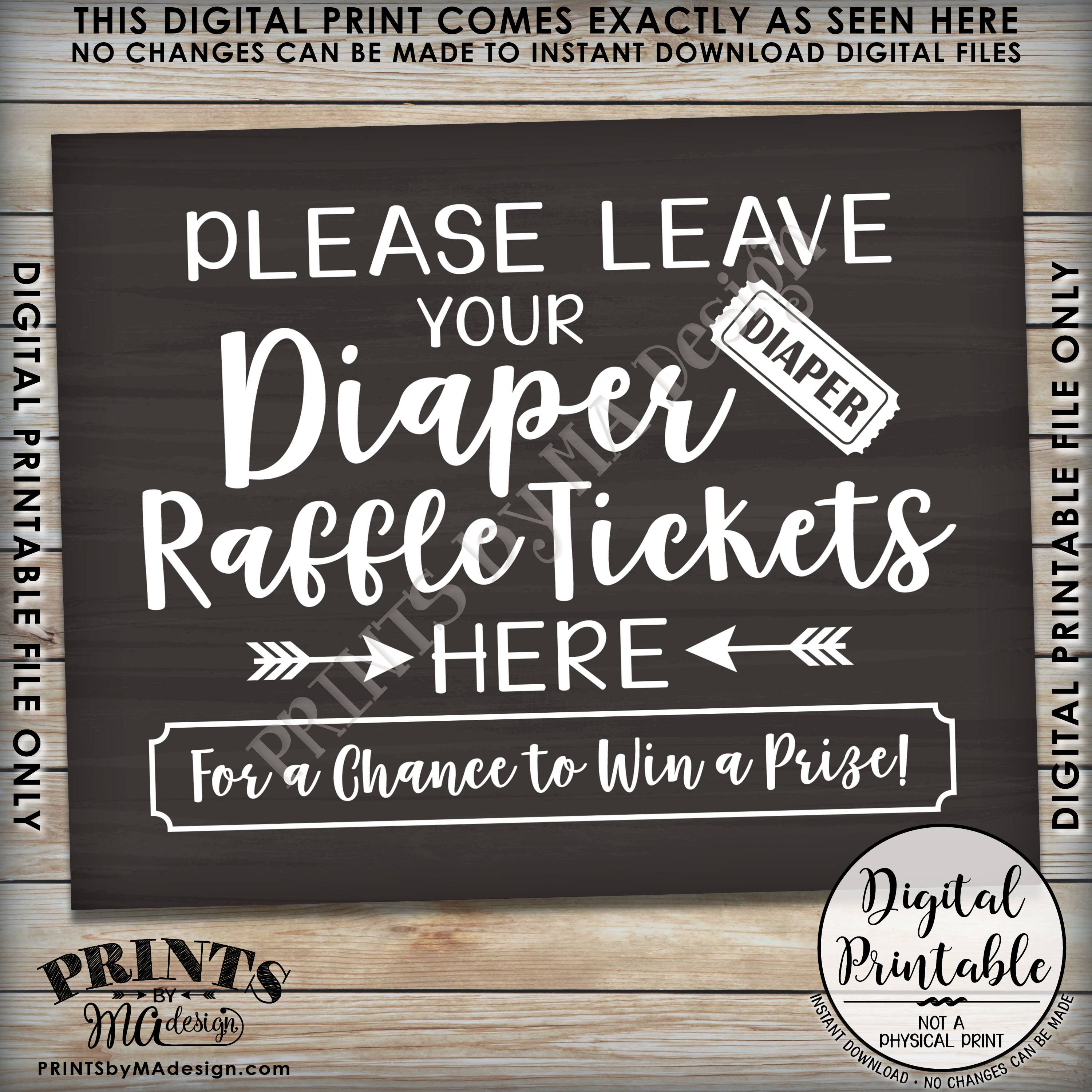custom raffle ticket books