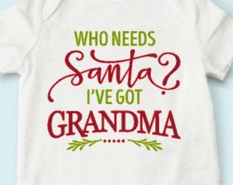 Download Items similar to Personalize - Who needs Santa, I've got ...