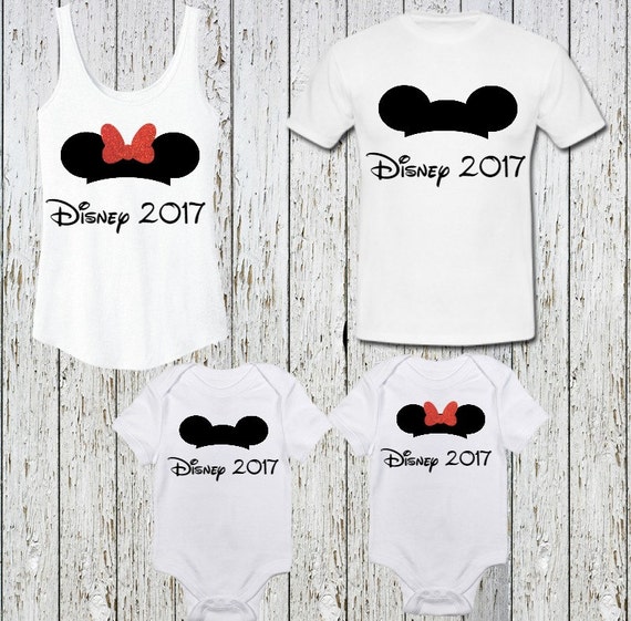 Matching Disney Mickey Minnie Inspired Family Vacation