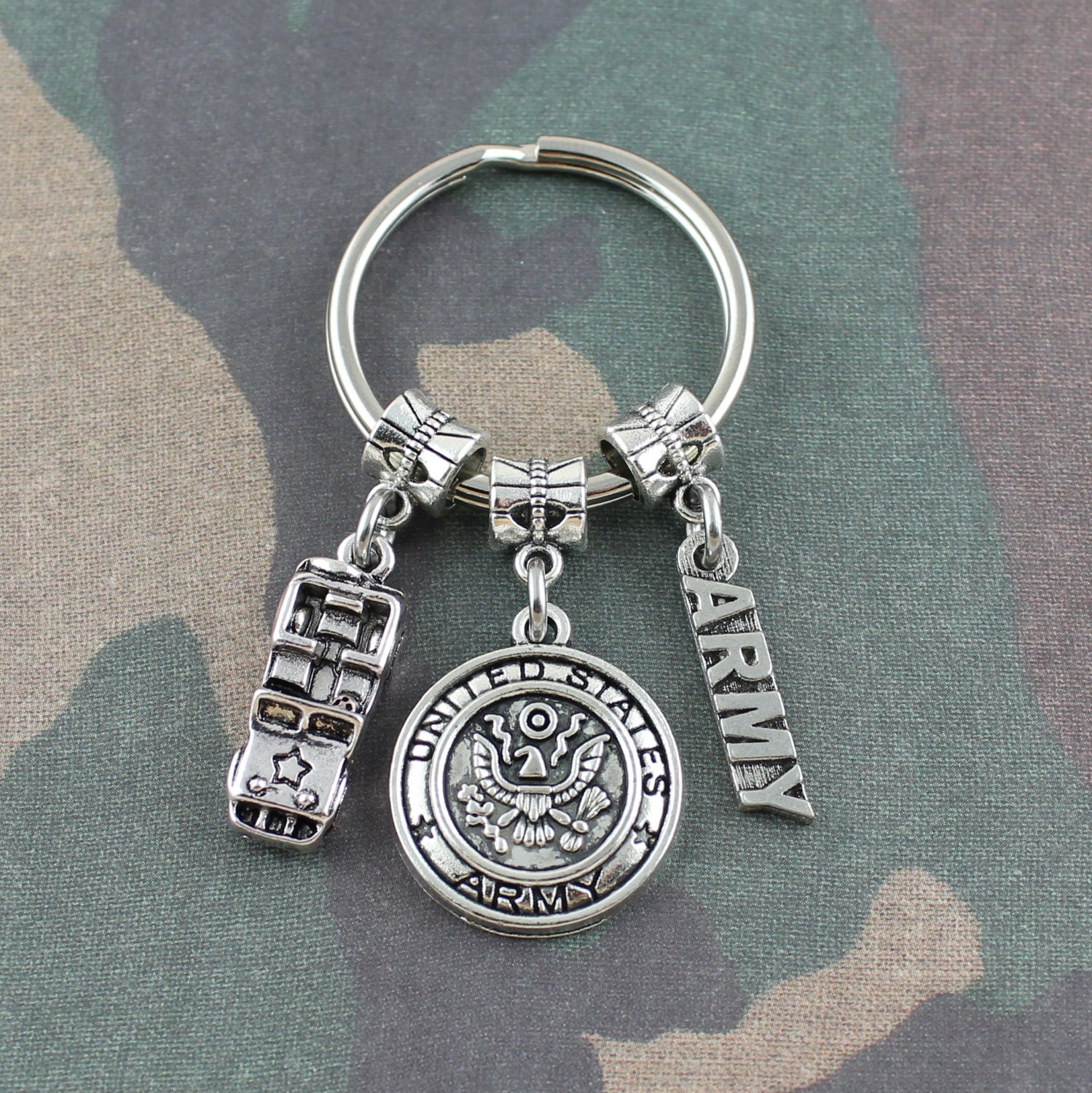 military travel keychain