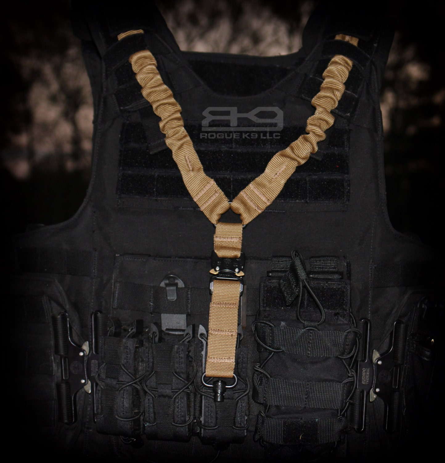COBRA Buckle QuickRelease Vest Integrated SinglePoint Bungee
