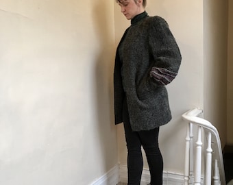 80s Mohair Sweater Coat - Tailored Expressly for Dillard's