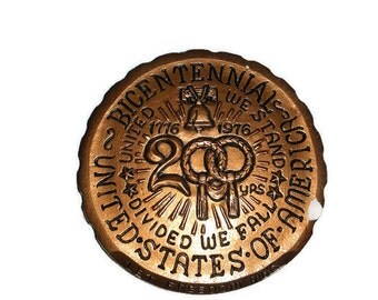 Vintage Bicentennial 1776-1976 Wall Plaque