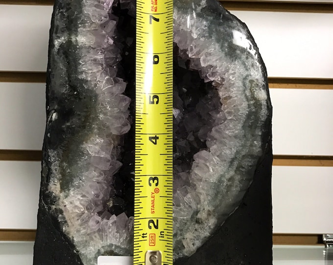 Quality Amethyst Cathedral 11 inch tall From Uruguay- Amethyst \ Raw Amethyst \ Amethyst Crystal \ Crystal \ Home Decor \ Fung Shui \ Reiki