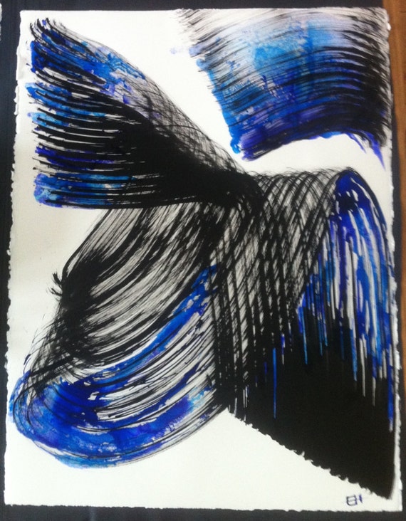 Items similar to Handmade Chinese Ink Abstract Painting on paper on Etsy