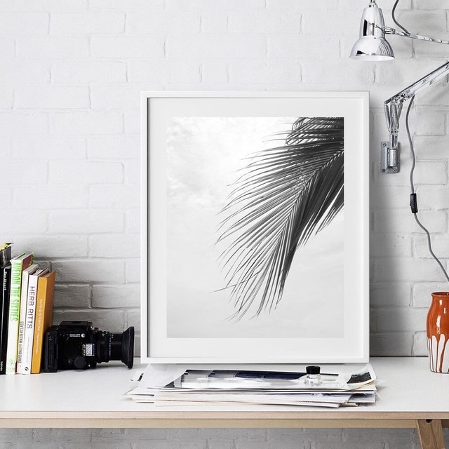 Dark Cloud Dripping Canvas Wall Art, Minimalist Black And White ...