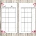 Printable planner inserts personal monthly for Kate Spade