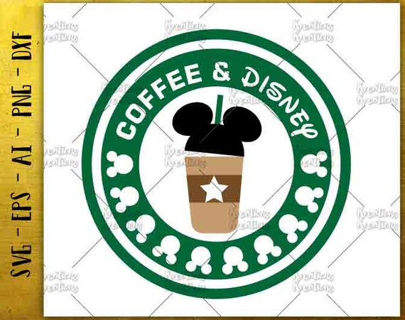 Starbucks Coffee Cup Disney SVG