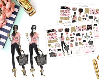 Girl Boss Deco (matte planner sticker, fits perfect in Erin Condren and Happy Planner)
