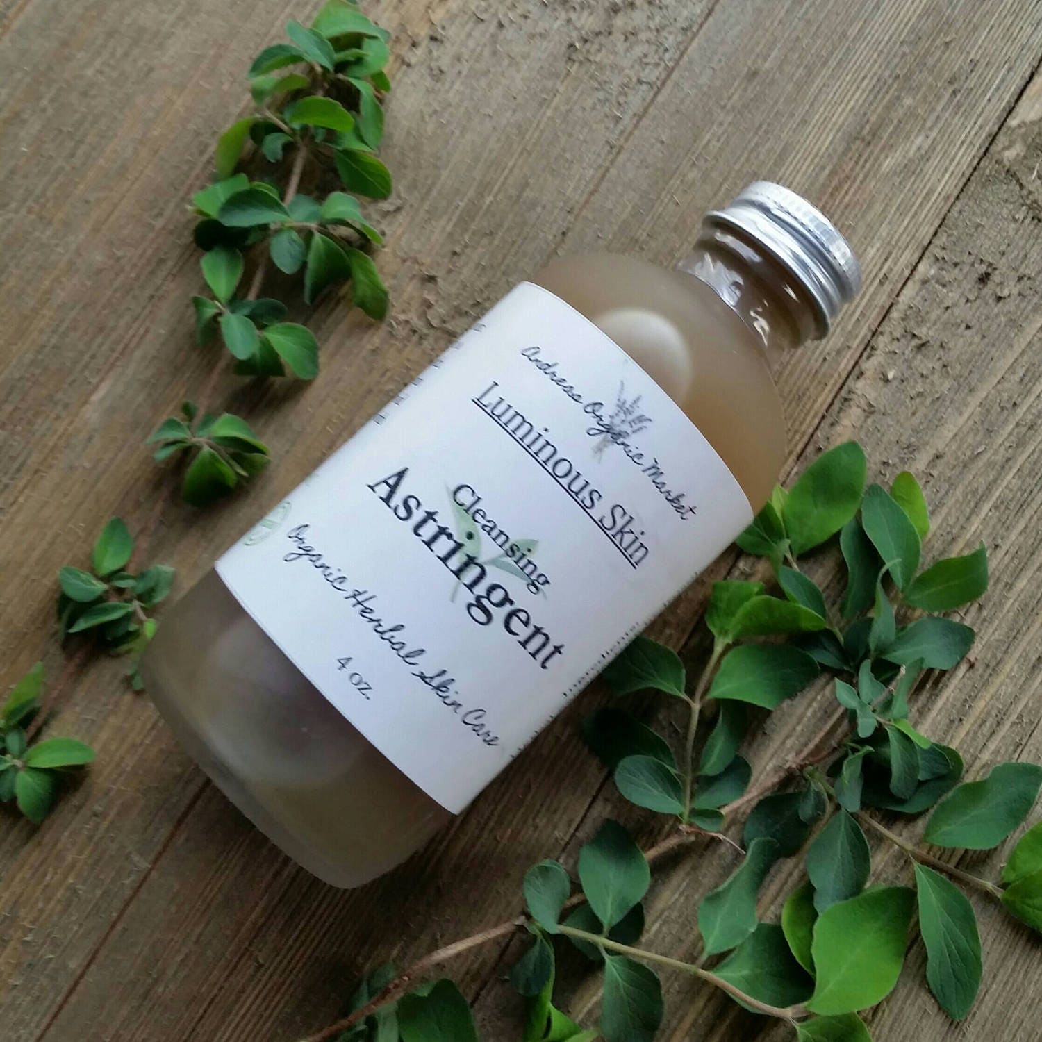 Organic Facial Astringent Natural Facial Cleanser Sensitive