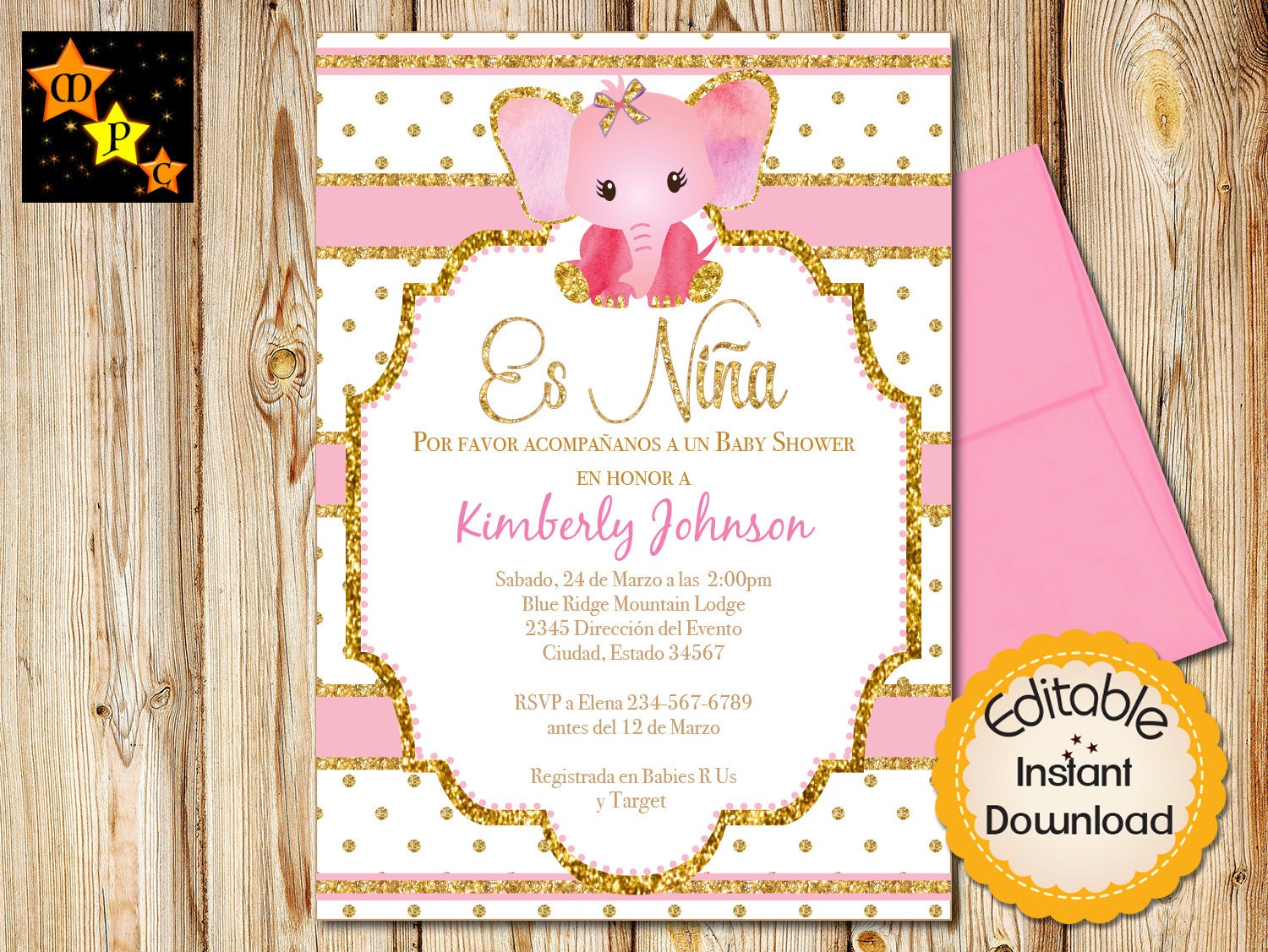 Spanish Baby Shower Invitation Wording Ideas 3