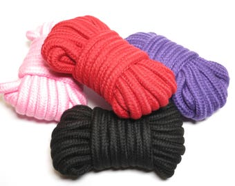Cotton Bondage Rope, Bdsm Rope For Tie Up Your Lover 50 Shades Of Grey Style Choose A Color