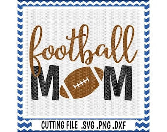 Football Mom Svg-Dxf-Png, Cutting Files For Silhouette Cameo & Cricut, Svg Download.