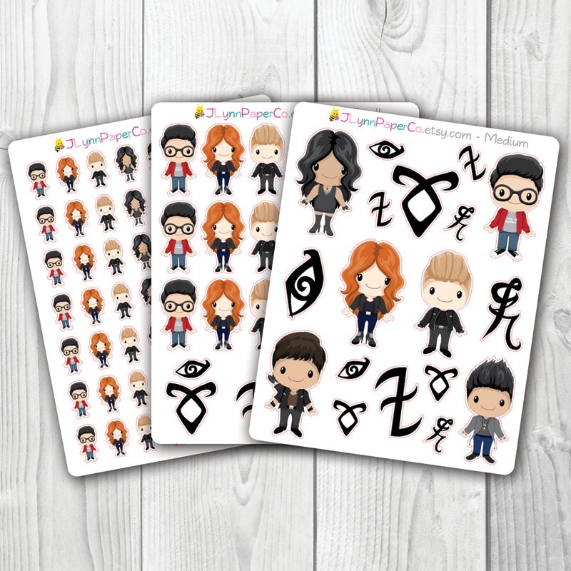 Shadowhunters Stickers Mortal Instruments Runes Malec