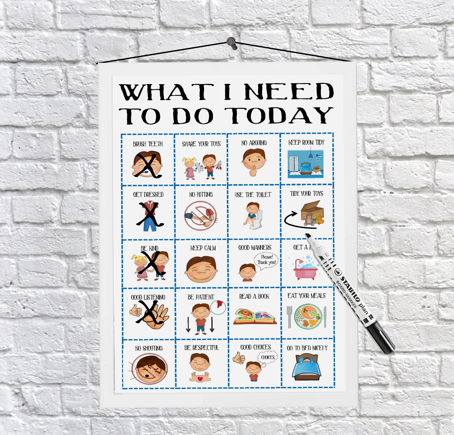 boys routine chart download printable kids daily planner