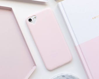 Light Pink Heart iPhone Case - iPhone 7 Case, iPhone 7 Plus Case, iPhone 6 case, iPhone 6s Case, iPhone 6 Plus Case, iPhone 6s Plus Case, SS