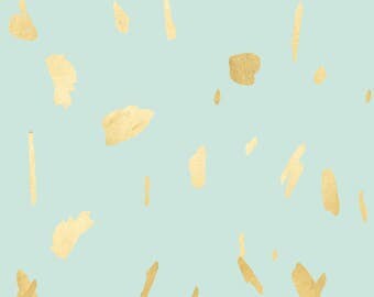 Wall Decor MADE IN USA Wallpaper Peel & Stick Self Adhesive Temporary Removable Wall paper Gold Dots Daubs Mint Navy Gray Grey Violet Blush