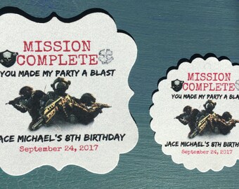 Call of duty, call of duty party, call of duty birthday, call of duty favors, call of duty party favors, call of duty treats, COD invitation