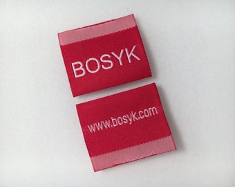 300 Hem label, Blanket labels, Woven label, Damask Soft label, Woven Hem label, Hem tag, Woven Pip label, custom clothing labels