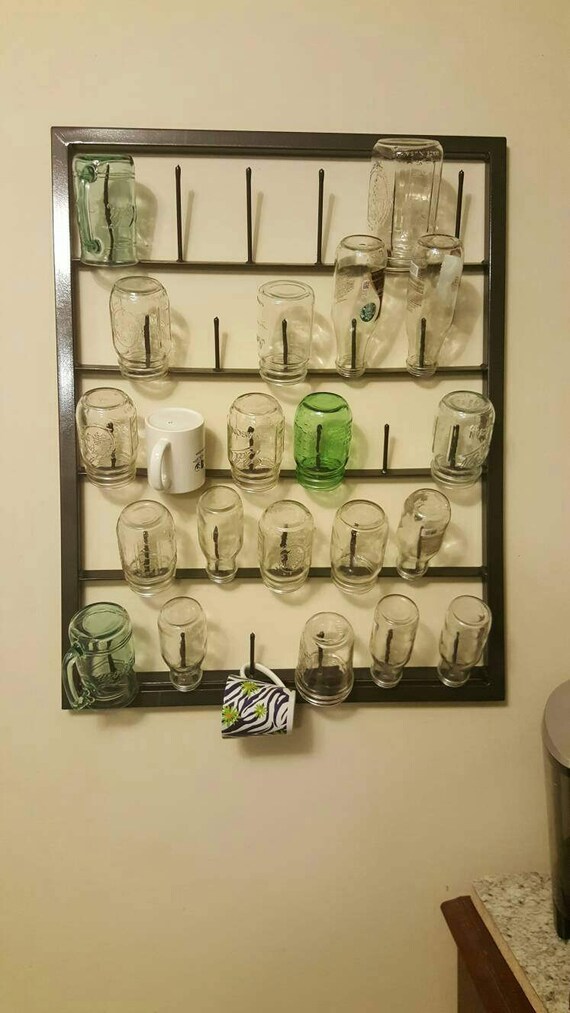 Items similar to Mason Jar Drying Rack on Etsy
