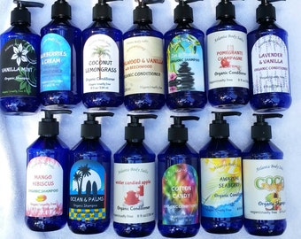 16 oz Hair fallout treatment organic hair loss treament organic hair growth shampoo/cond. vegan hair fallout treatment vegan hair regrowth
