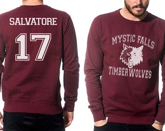 Mystic Falls sweatshirt Salvatore Vampire Diaries Unisex S - XXL
